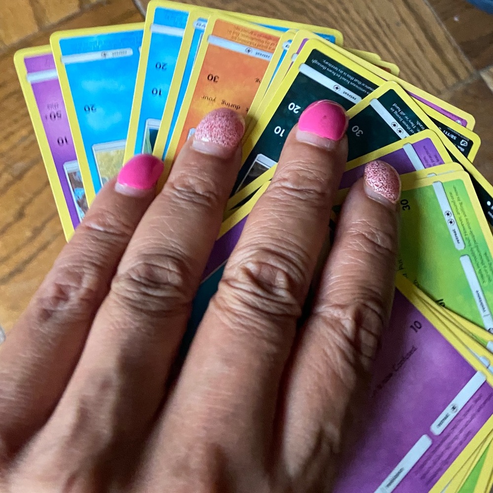 Pokeman cards mystery you get all these cards for one price they are new
